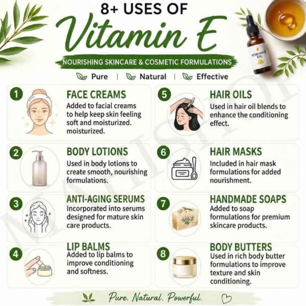 8 uses of vitamin e