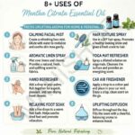 8 uses of mentha citrata essential oil