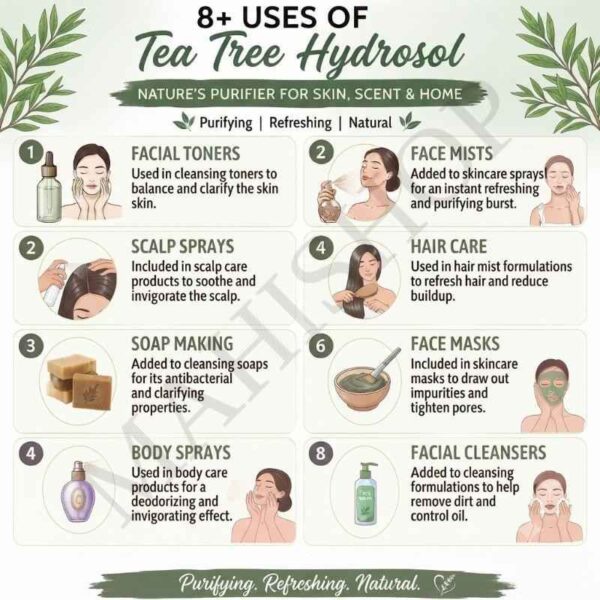 8 uses of tea tree hydrosol