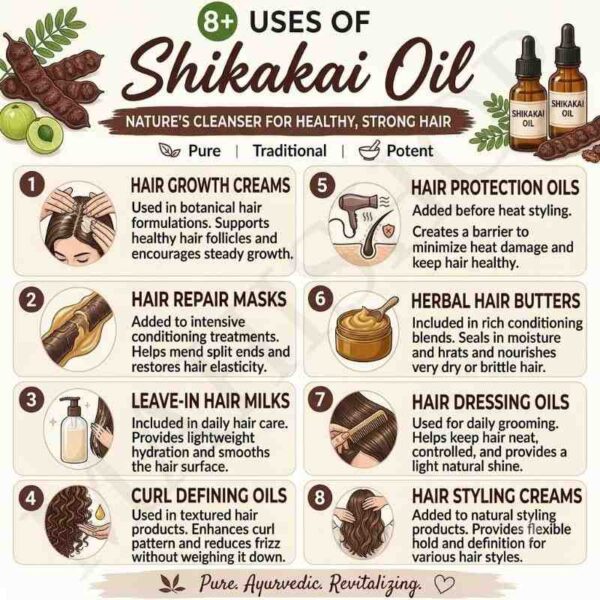 8 uses of shikakai oil