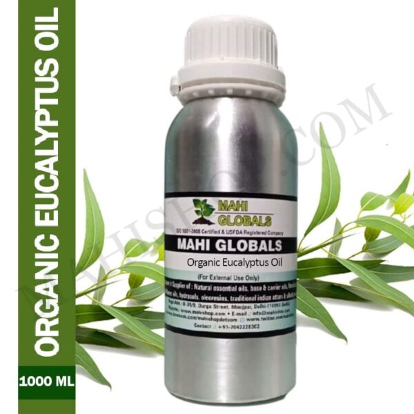Organic Eucalyptus Essential Oil 1000ml