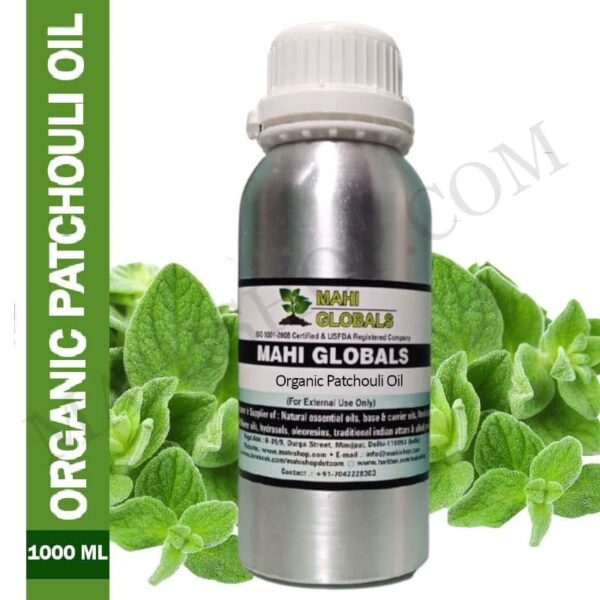 Organic Patchouli India Essential Oil 1000ml