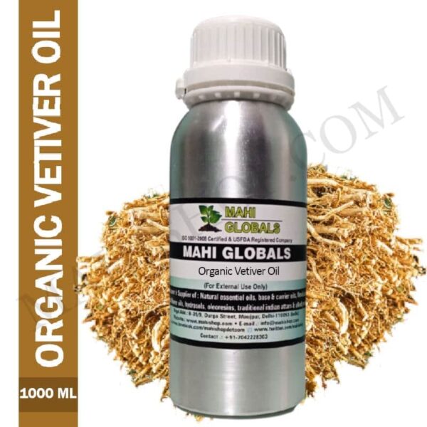 Organic Vetiver Essential Oil 1000ml