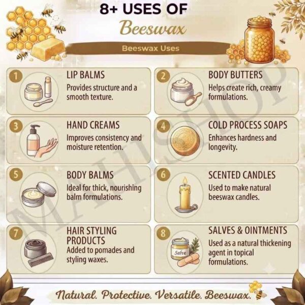 8 uses of beeswax