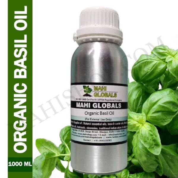 Organic Basil Essential Oil 1000ml