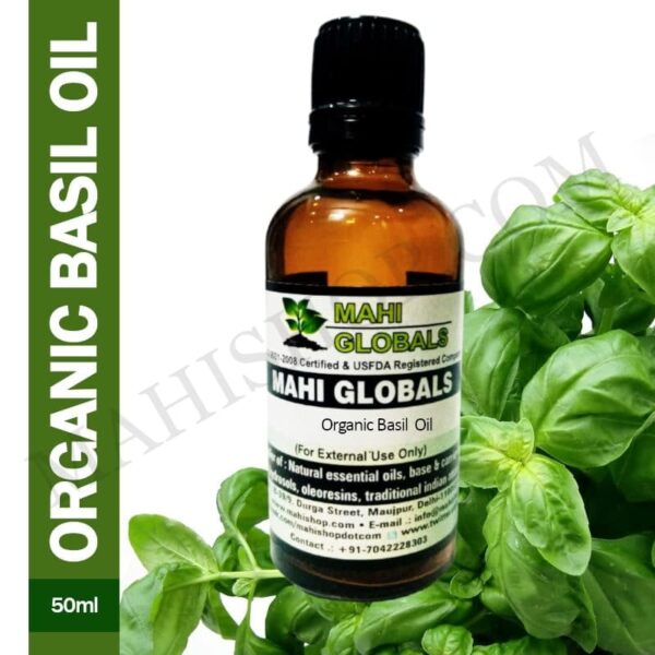 Organic Basil Essential Oil 50ml