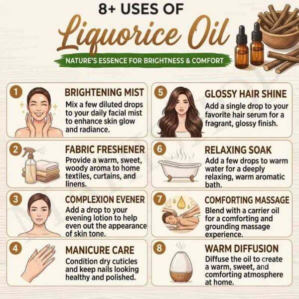8 uses of liquorice oil