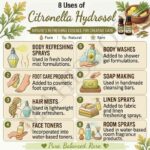 8 uses of citronella hydrosol