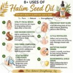 8 uses of halim seed oil
